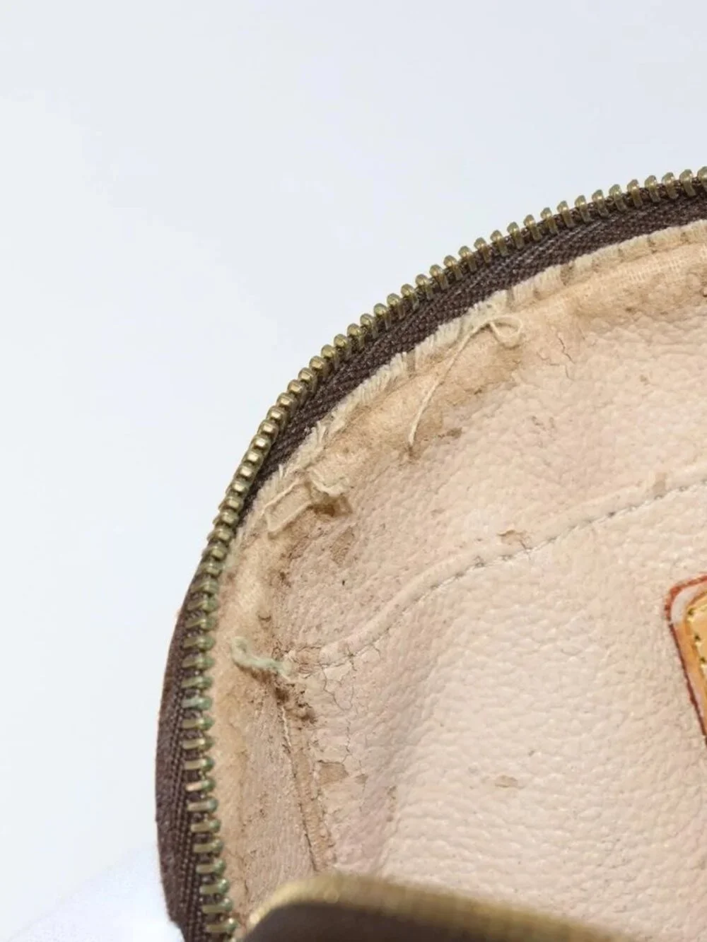 LOUIS VUITTON Monogram Pochette Cosmetic PM Pouch M43998 LV